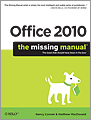 Cover of Office 2010: The Missing Manual
