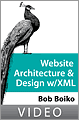 Cover of Website Architecture and Design with XML