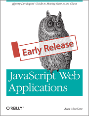 Book cover of JavaScript Web Applications