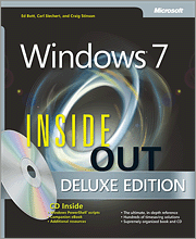 Windows 7 Inside Out, Deluxe Edition