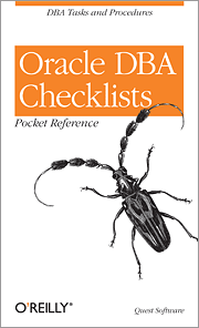 Book cover of Oracle DBA Checklists Pocket Reference