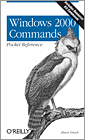 Cover of Windows 2000 Commands Pocket Reference