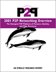 Book cover of 2001 P2P Networking Overview