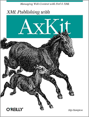 Book cover of XML Publishing with AxKit