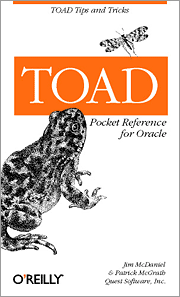 Book cover of TOAD Pocket Reference for Oracle
