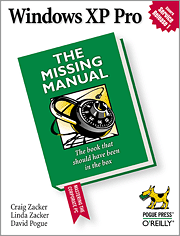 Book cover of Windows XP Professional:  The Missing Manual