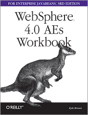 Book cover of WebSphere 4.0 AEs Workbook for Enterprise Java Beans