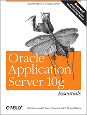 Book cover of Oracle Application Server 10g Essentials
