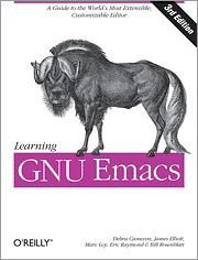 Book cover of Learning GNU Emacs