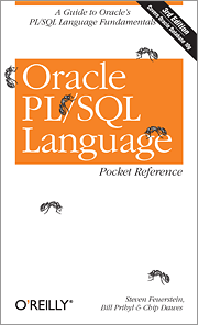 Book cover of Oracle PL/SQL Language Pocket Reference