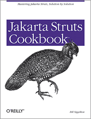 Book cover of Jakarta Struts Cookbook