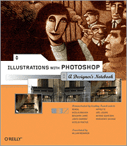 Book cover of Illustrations with Photoshop: A Designer's Notebook
