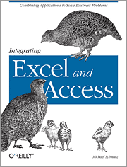 Book cover of Integrating Excel and Access