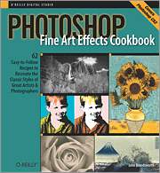 Book cover of Photoshop Fine Art Effects Cookbook