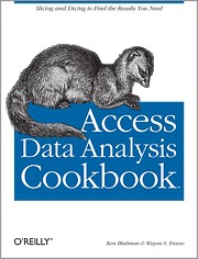 Book cover of Access Data Analysis Cookbook