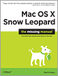 Cover of Mac OS X Snow Leopard: The Missing Manual