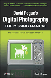Book cover of David Pogue's Digital Photography: The Missing Manual