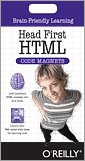 Cover of Head First HTML with CSS & XHTML Code Magnet Kit