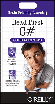 Book cover of Head First C# Code Magnet Kit