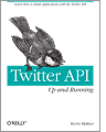 Twitter API: Up and Running book cover