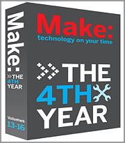 Book cover of Make Magazine: The Fourth Year