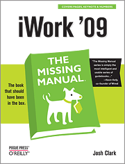 Cover Artwork iWork 09: The Missing Manual