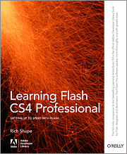 Book cover of Learning Flash CS4 Professional