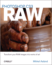 Book cover of Photoshop CS3 RAW