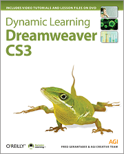 Book cover of Dynamic Learning: Dreamweaver CS3