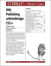 Book cover of XML Publishing with InDesign CS2+
