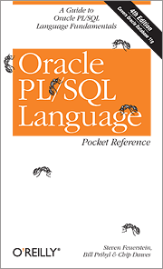 Book cover of Oracle PL/SQL Language Pocket Reference