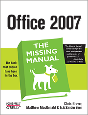 Book cover of Office 2007: The Missing Manual