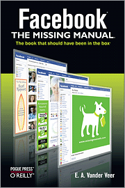 Book cover of Facebook: The Missing Manual