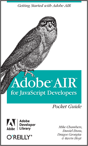 Book cover of AIR for Javascript Developers Pocket Guide
