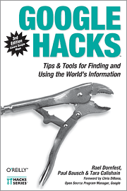 Book cover of Google Hacks