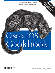 Book cover of Cisco IOS Cookbook