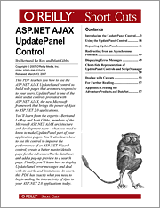 Book cover of ASP.NET AJAX UpdatePanel Control