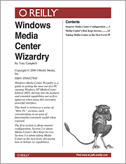 Book cover of Windows Media Center Wizardry