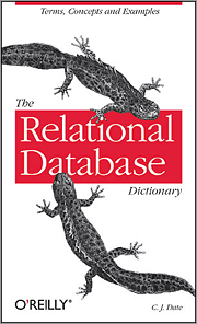 Book cover of The Relational Database Dictionary