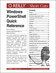 Book cover of Windows PowerShell Quick Reference
