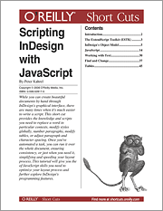 Book cover of Scripting InDesign with JavaScript