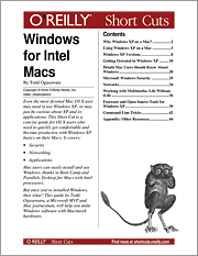 Book cover of Windows for Intel Macs