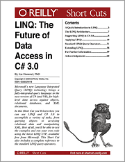 Book cover of LINQ: The Future of Data Access in C# 3.0