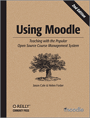 Book cover of Using Moodle