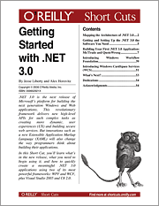 Book cover of Getting Started with .NET 3.0