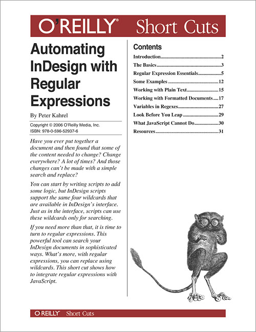 Automating InDesign with Regular Expressions