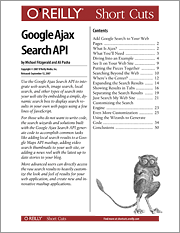 Book cover of Google Ajax Search API