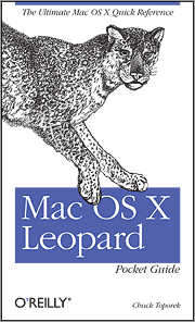 Book cover of Mac OS X Leopard Pocket Guide