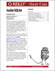 Book cover of Inside SQLite