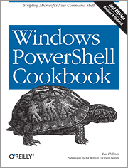 Book cover of Windows PowerShell Cookbook